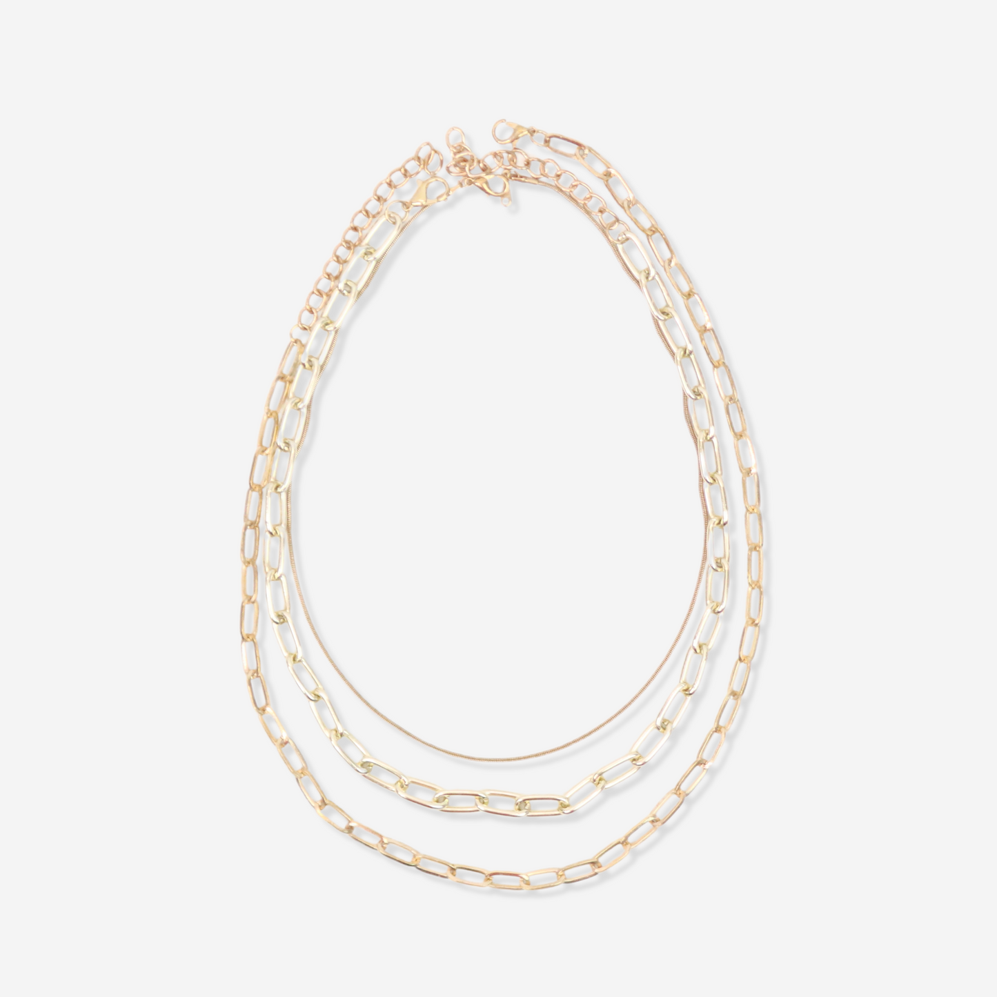 LAYERED CHAIN NECKLACE